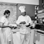 WHS Image ID 99641, Carson and Beatrice Gulley being filmed for What's Cookin'